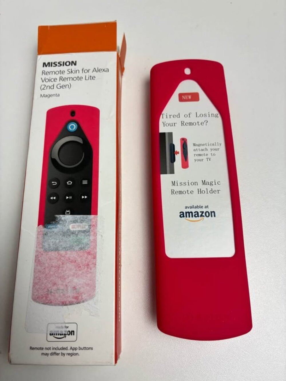 for Amazon Remote Cover Case, for Alexa Voice Remote (2nd Gen) - Magenta